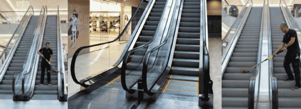 Rolltreppen Reinigung