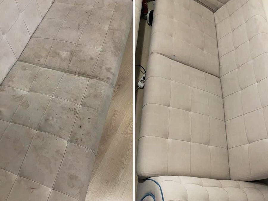 AquaWax Sofa Reinigung